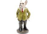 Dekofigur KARE DESIGN "Gentleman Dog 35cm", mehrfarbig, B:16cm H:34cm T:13cm, Polyresin, Dekofiguren, Dekofigur