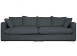 Big-Sofa HOME AFFAIRE "Coray", grau, B:266cm H:80cm T:113cm, 100% PES, Sofas, Big-Sofa, extra weich und kuschelig, Füllung mit Federn und Daunen