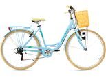 Cityrad KS CYCLING "Cantaloupe" Gr. 48, blau (blau, blau), Fahrräder, Damen, 48cm, 28 Zoll (71,12cm), Cityrad, für Damen, Kettenschaltung
