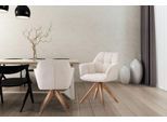 Polsterstuhl KAYOOM "Stuhl Dian 325 bequem, formschönes Design", beige (creme), Stühle, B/H/T: 63cm x 84cm x 61cm, 1 Stk., Stoff aus Polyester, Schaumstoff, Sperrholz, 100% Eisen Beine: Gummibaumholz, Polsterstuhl, stabil & robust, hochwertige Verarbeitung, bequem, B:63cm H:84cm T:61cm