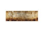 Monee Objektbild, Braun, Gold, Holz, Tanne,Tanne, Strukturen, rechteckig, 180x56 cm, handgemalt, 3D-Effekt, Bilder und Zubehör, Wandbilder, Metallbilder
