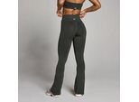 MP Damen Tempo Nahtlos Ausgestellte Leggings - Nachtgrau - XL