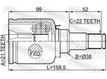FEBEST Gelenksatz, Antriebswelle 2111fusatlh Vorderachse links für Ford