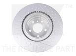 NK Bremsscheibe 3415118 belüftet 345mm 24mm für BMW