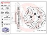 BREMBO Bremsscheibe 09d93211 340mm 34mm für Porsche