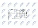 NTY Gelenksatz, Antriebswelle npzda012 Vorderachse links für DAIHATSU