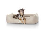 Knuffelwuff Hundebett Finlay aus Nylongewebe beige XXL