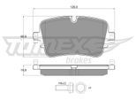 TOMEX BRAKES Bremsbelagsatz, Scheibenbremse tx1824 Hinterachse für VW Audi