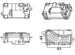 MAHLE Regler, Innenraumgebläse abr5000s für CUPRA