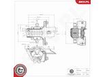 ESEN SKV Lagerung, Motor 75skv338 links für VAG