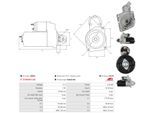 AS-PL Starter s0423 für Fiat Iveco DAF Peugeot