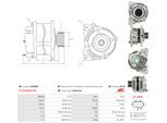 AS-PL Generator a5058p für MAZDA MITSUBISHI