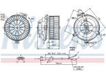 NISSENS Innenraumgebläse 87153 für Mercedes