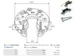 AS-PL arc9076letrika 100,70mm