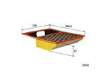 FILTRON Luftfilter ap0851 Filtereinsatz 87mm für Iveco
