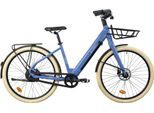E-Bike LLOBE "CityVenture E-Bike 27,5" Ontario RM, blau" Gr. 44, blau (blau, blau), Elektrofahrräder, 46cm, 27,5 Zoll (69,85cm)