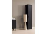 Mehrzweckschrank WOOOD "Gunnar FSC Mix Kiefernholz mit sichtbare Maserung 45x39x217 cm", mattschwarz, B:45cm H:217cm T:39cm, Massivholz, Schränke, Mehrzweckschrank, Tragkraft 30 kg pro Boden, Schutzlackiert, Wandbefestigung empfohlen