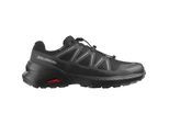 Trailrunningschuh SALOMON "SPEEDCROSS PEAK GTX", Herren, Gr. 45, schwarz (schwarz, schwarz, asphalt), Synthetik, Textil, Schuhe, wasserdicht