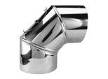 Bertrams VLE-Plus Segmentbogen 19SBRV200 Ø 200 x 0,8 mm, mit Reinigungsverschluss, 3-teilig, Edelstahl V4A