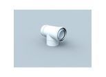 Bertrams Polyline LAS Revisionsbogen 41RB87-60 87°, innen, weiß, DN 60/100