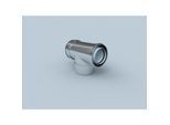 Bertrams Polyline LAS Revisionsbogen 42RB87-110 DN 110/160, 87°, innen, Edelstahl