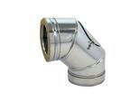 Bertrams Dw Segmentbogen 22SB90-130 130 mm, 90°, mit Reinigungsverschluss VD