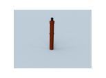 Bertrams Polyline LAS Dachaufsatz 41DAK1000-60T DN 60/100, terrakotta, 1000 mm über Dach