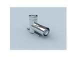Bertrams Polyline LAS Stützbogen 42STB87-80 DN 80/125, für Schachtmontage, Edelstahl