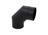 Bertrams ST-Pu Segmentbogen 08SB90-250L 90°, 250 mm, geschweißt, pulverbeschichtet, schwarz