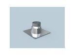 Bertrams Polyline LAS Flachdachflansch 41FL15-80VA DN 80/125, 0-15°, Edelstahl