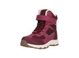 Stiefel ZIGZAG "Balful", Mädchen, Gr. 24, purpurviolett, Kunstfaser, Lederimitat, Schuhe Stiefel, mit Verstärkungen und Schnellschnürsystem
