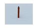 Bertrams Polyline LAS Dachaufsatz 41DAK1000-80T DN 80/125, terrakotta, 1000 mm über Dach