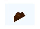 Bertrams Polyline LAS Universaldachpfanne 41PF80B DN 80/125, braun, 15-45°, Kunststoff