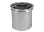 Bertrams Pelletino FAL-Wandfutter 10WFD-D100 100 x 0,6 mm, doppelt mit Dichtung