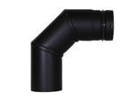 Bertrams Pelletino Bogen 10SBO90-80G 90°, ohne Reinigungsöffnung, 80 x 0,6 mm, gussgrau
