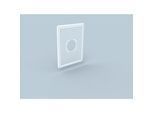 Bertrams Polyline EW Lüftungsgitter 40LG80 DN 80, für Hinterlüftung