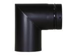Bertrams Pelletino Bogen 10SB90-80G 90°, ohne Reinigungsöffnung, 80 x 0,6 mm, gussgrau