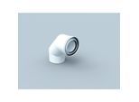 Bertrams Polyline LAS Bogen 41BG87-80 87°, innen, weiß, DN 80/125