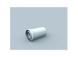 Bertrams Polyline LAS Rohr 41RL1000-60 1000 mm, DN 60/100, innen, weiß