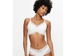 Bügelloser BH TRIUMPH "Lift Smart P EX", Damen, Gr. 1, N-Gr, weiß (ecru weiß), Spitze, Obermaterial: 47% Polyamid, 29% Polyester, 24% Elasthan, unifarben, BHs, mit Stretch-Spitze und Push-Up-Effekt