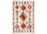 Flair Rugs , Creme , Textil , Boho , rechteckig , 120x170 cm , Reach, AZO-frei , für Fußbodenheizung geeignet, pflegeleicht , Teppiche & Böden, Teppiche, Orientteppiche