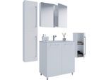 Badezimmer Gilos 5-tlg. Weiß