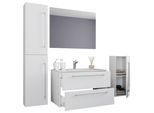 Badezimmer Badinos Weiß 5-tlg