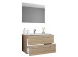 Badezimmer Badinos 3-tlg. Sonoma Eiche