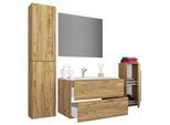 Badezimmer Badinos Honig Eiche 5-tlg.
