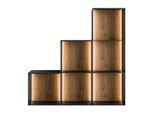 METALLREGAL QUADRO V mit LED-Beleuchtung