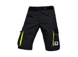 Arbeitsbundhose SHIELD PROTECT "Protect KONTUR Cargo-Shorts", Gr. 62, EURO, grau (anthrazit), Obermaterial: 65% Polyester PES. 35% Baumwolle CO., Hosen