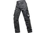 Arbeitsbundhose SHIELD PROTECT "Protect Bicolor Arbeitshose", Gr. 58, EURO, grau (anthrazit, schwarz), Obermaterial: 65% Polyester PES. 35% Baumwolle CO., Hosen