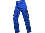 Arbeitsbundhose SHIELD PROTECT "Protect Bicolor Arbeitshose", Gr. 54, EURO, blau (kornblau, schwarz), Obermaterial: 65% Polyester PES. 35% Baumwolle CO., Hosen