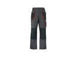 Arbeitsbundhose TERRATREND JOB "TTJ-Bund", Gr. 25, EURO, grau (grau, orange), Obermaterial: 65% Polyester PES. 35% Baumwolle CO., Hosen